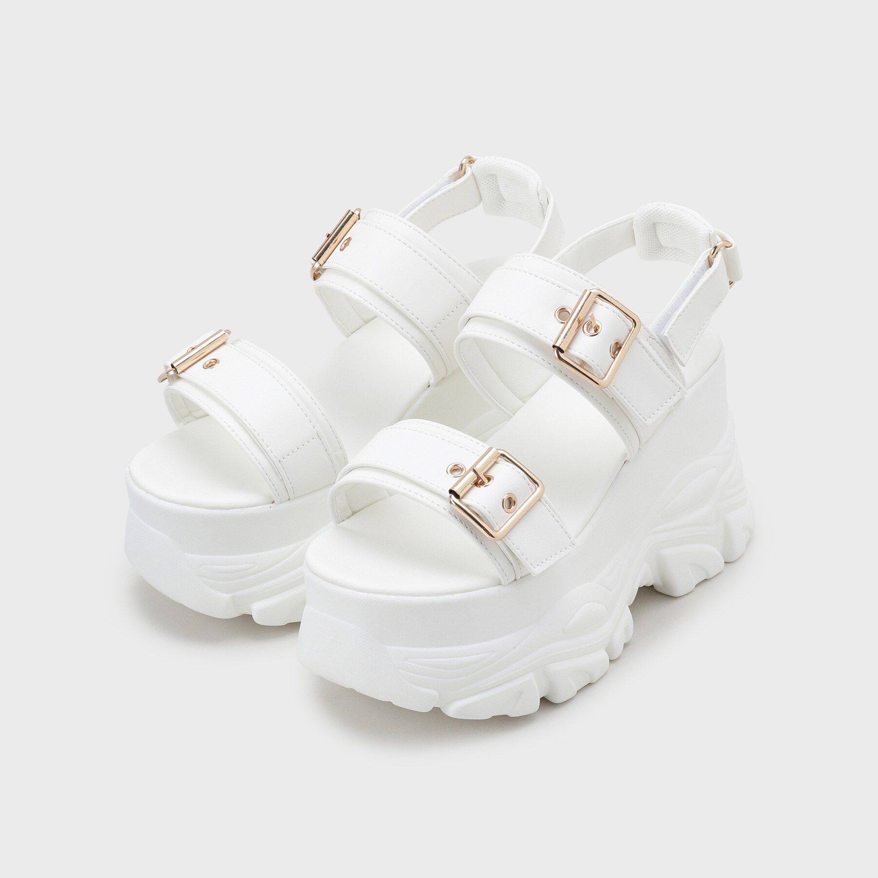 csT&P「厚底ダブルベルトサンダル」|サンダル|