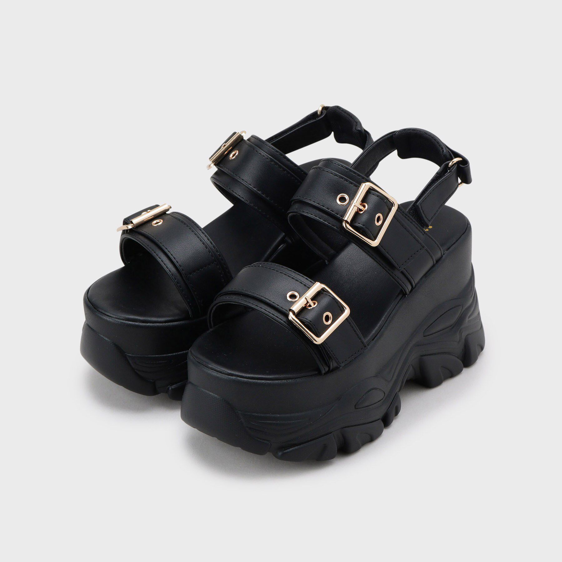 csT&P「厚底ダブルベルトサンダル」|サンダル|