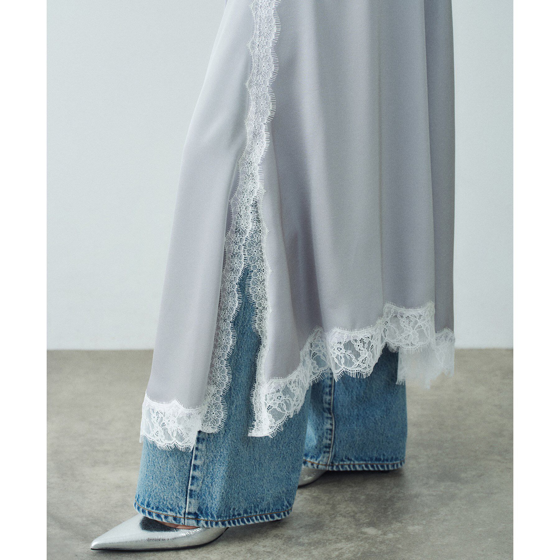 CODE A「lingerie mood lace skirt」|スカート|