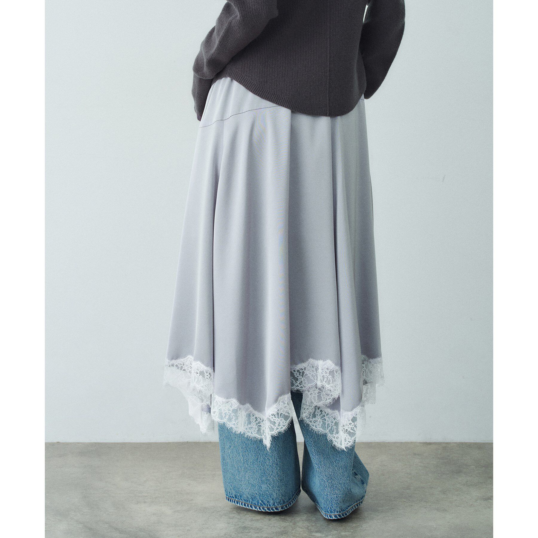CODE A「lingerie mood lace skirt」|スカート|