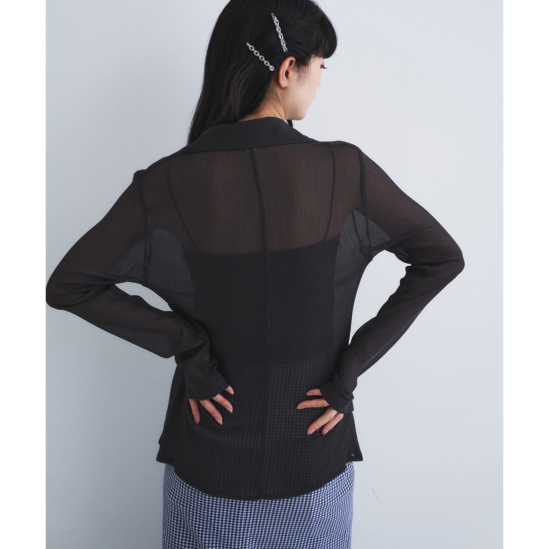 CODE A「thin gather shirts」|シャツ・ブラウス|