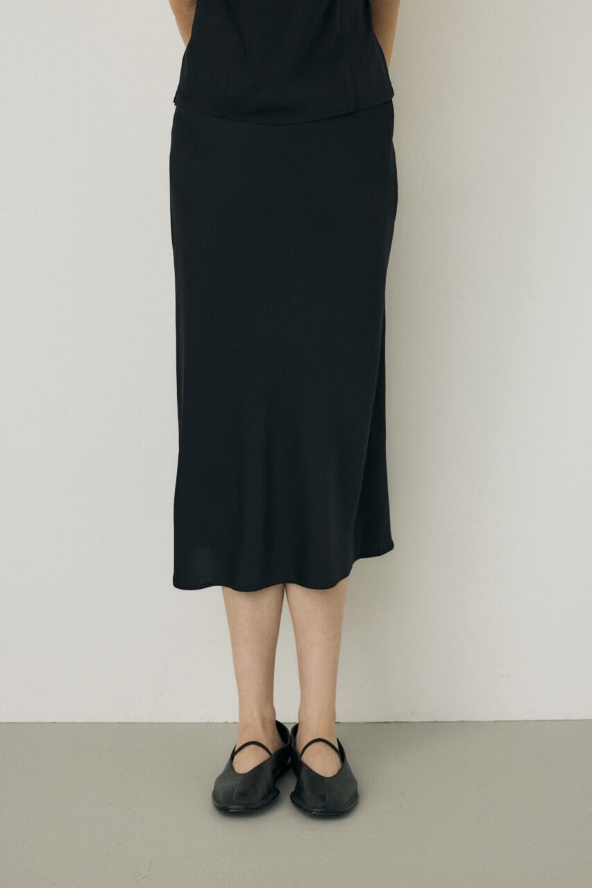 MOUSSY「サテンミディスカート　リサイクルポリエステル&times;レーヨン素材」|スカート|