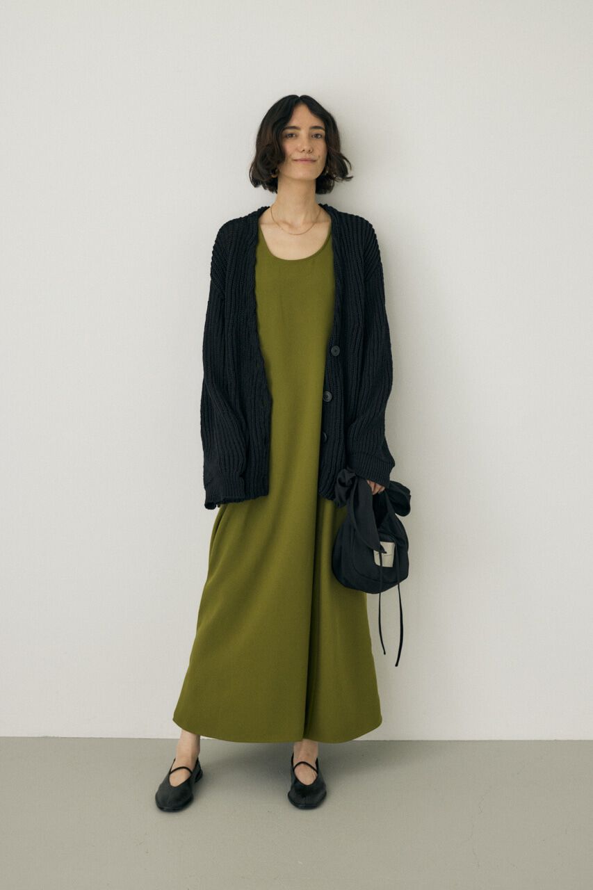 MOUSSY「レースアップワンピース　リサイクルポリエステル使用」|ワンピース|GRN