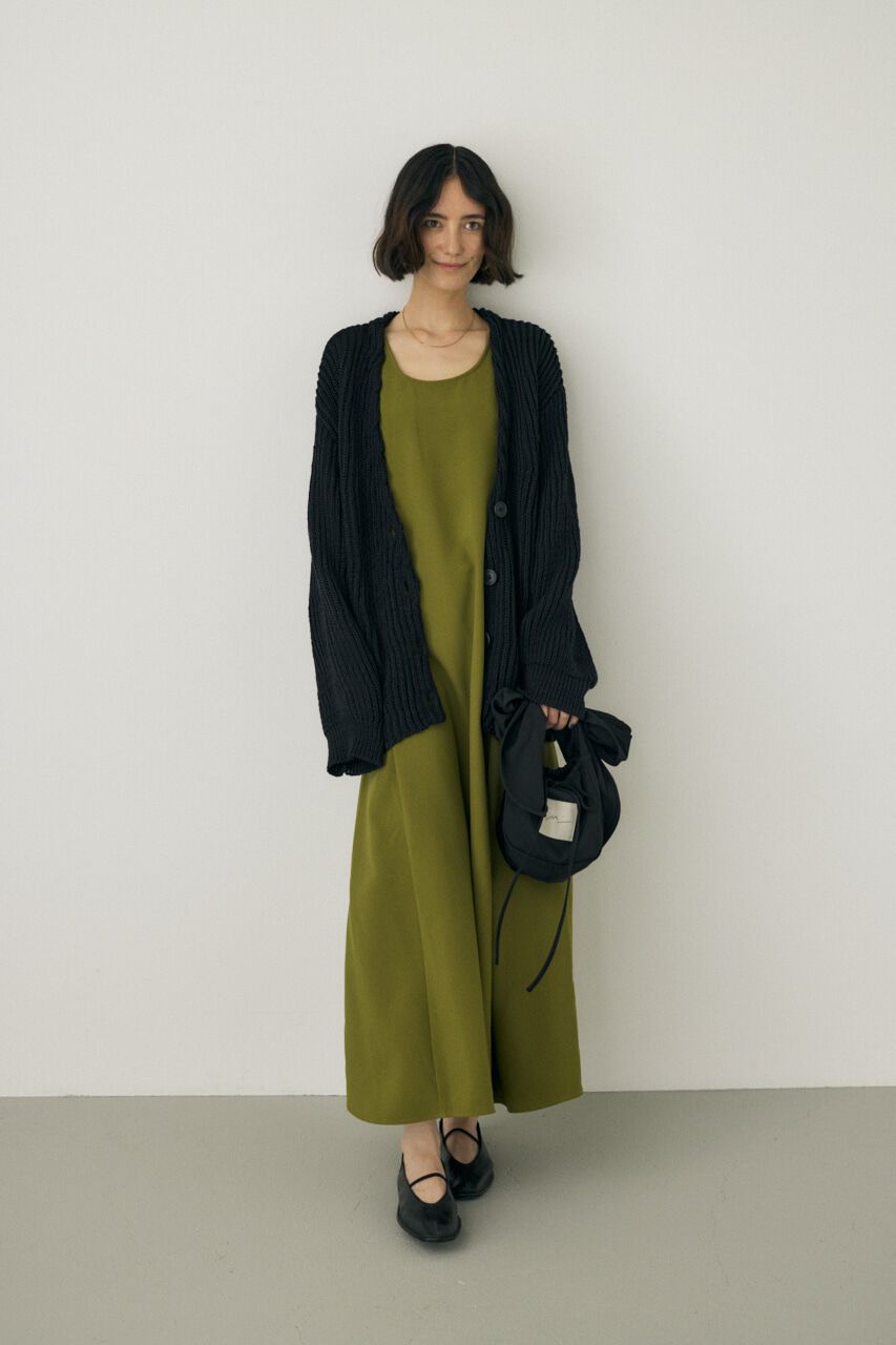 MOUSSY「レースアップワンピース　リサイクルポリエステル使用」|ワンピース|