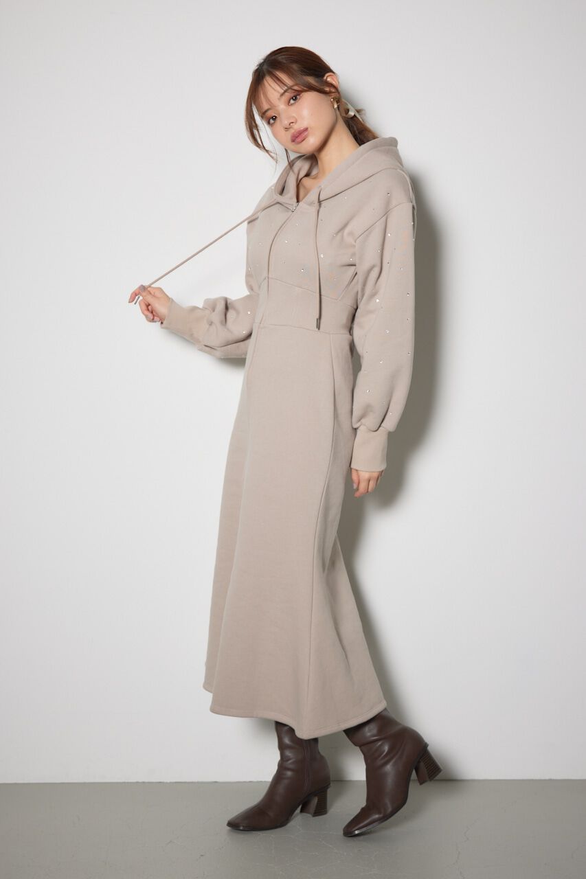 rienda「ビジュースウェットマーメイドワンピース」|ワンピース|