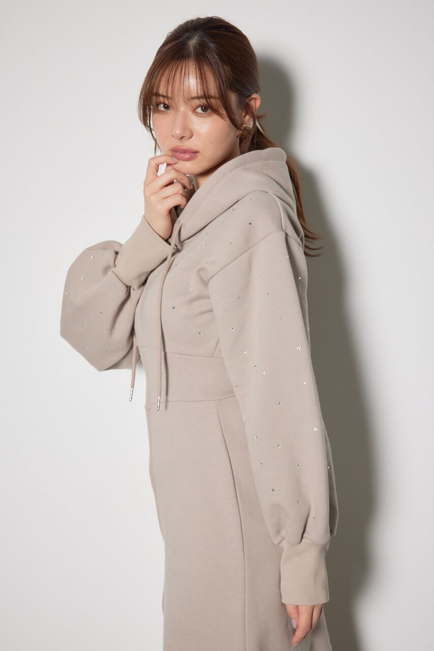 rienda「ビジュースウェットマーメイドワンピース」|ワンピース|