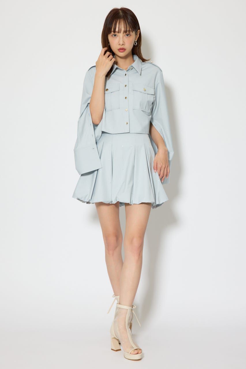 rienda「デコラティブバルーンミニスカート」|スカート|