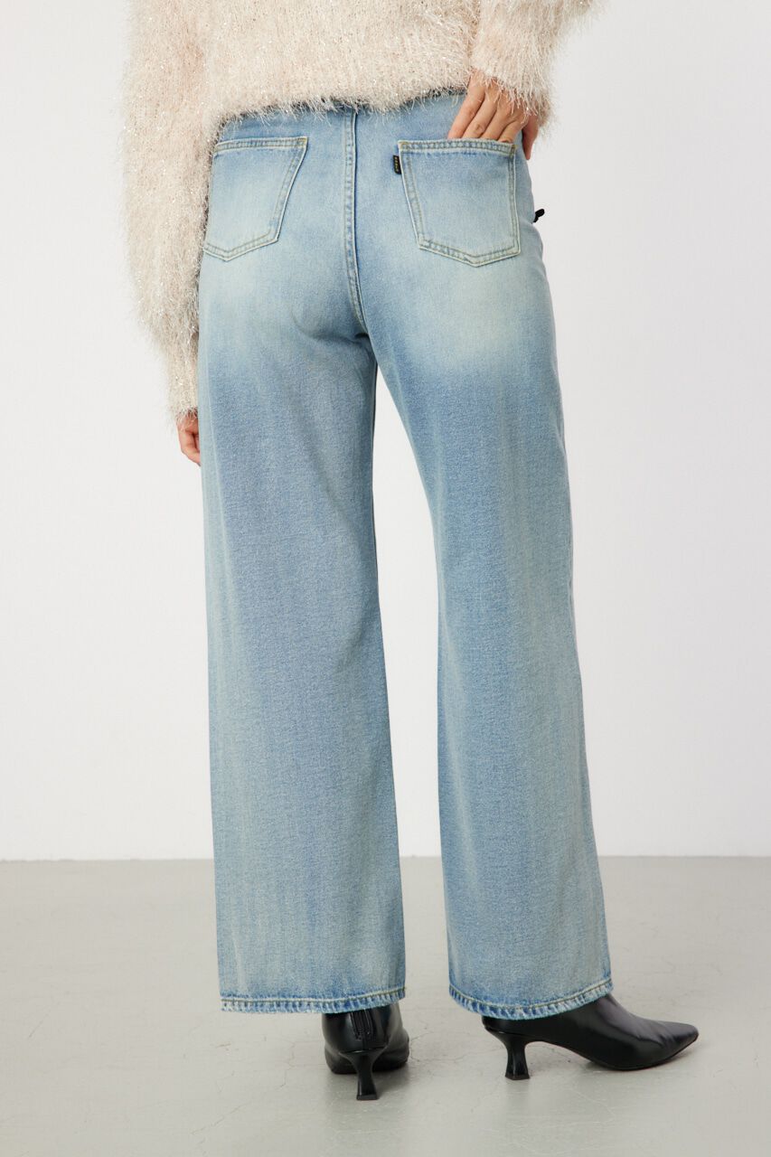 RODEO CROWNS「デコレーションハイウエストワイドデニム」|デニム|