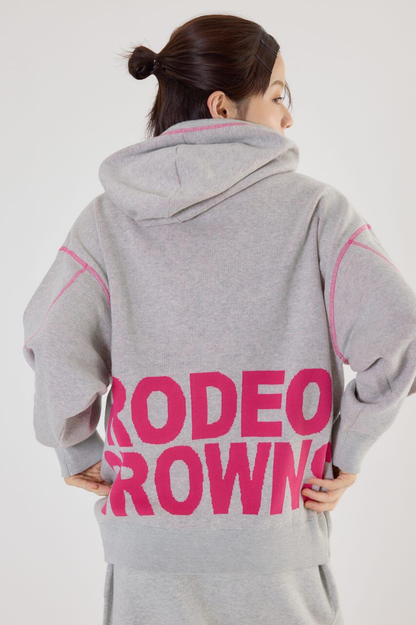 RODEO CROWNS「スウェットライクジャガードロゴフーディー」|パーカー|