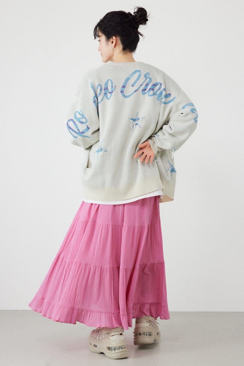 RODEO CROWNS「スター柄ニットカーディガン」|カーディガン|