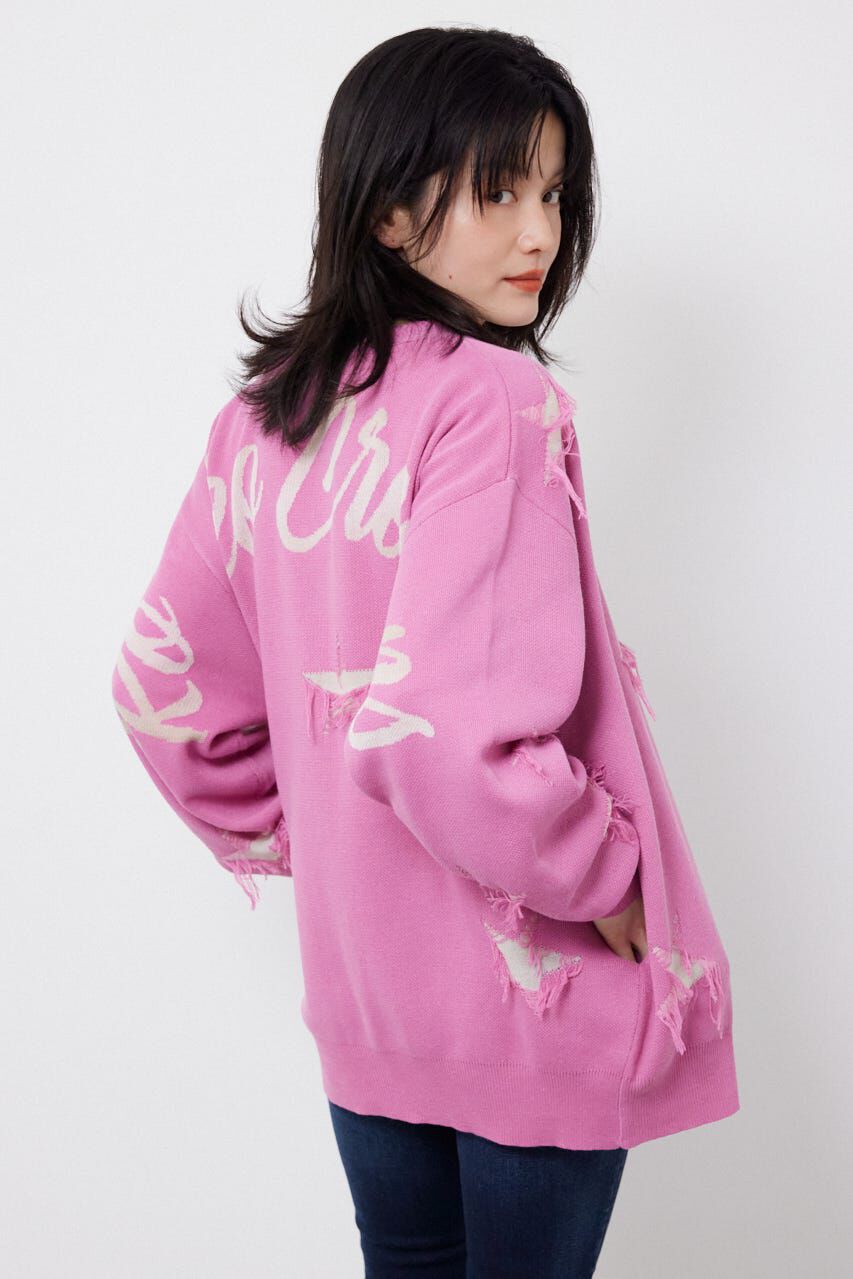 RODEO CROWNS「スター柄ニットカーディガン」|カーディガン|