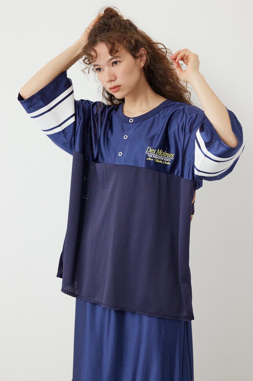 RODEO CROWNS「＜WEB先行アイテム＞リメイク 2WAY GAMEトップス」|Tシャツ・カットソー|NVY