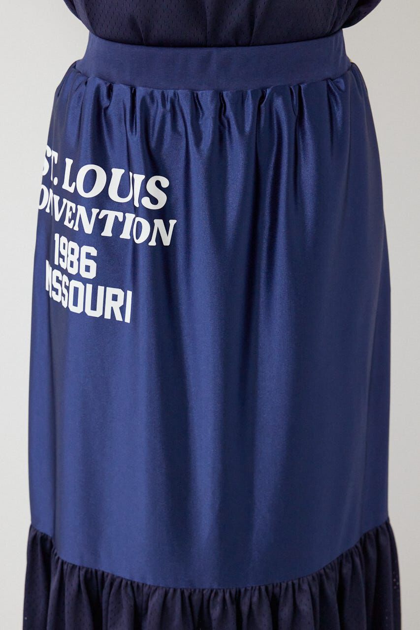 RODEO CROWNS「＜WEB先行アイテム＞リメイク GAMEティアードスカート」|スカート|