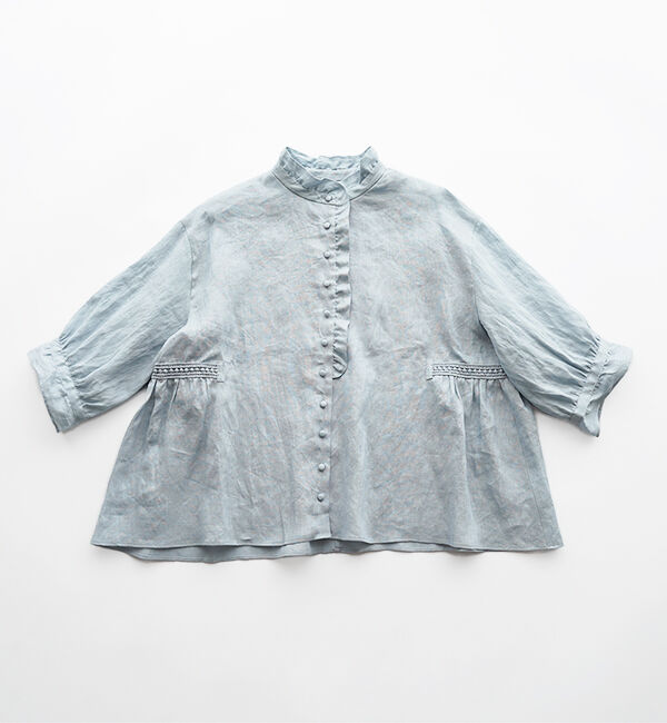 オオカミとフクロウ「オオカミと静かな夜のアフターレイン&ldquo;ブラウス&rdquo;」|シャツ・ブラウス|