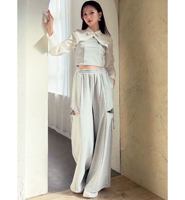 RESEXXY「シャツドッキングトップス【セットアップ着用可能】」|Tシャツ・カットソー|