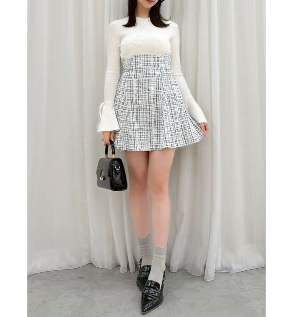 dazzlin「スイッチングコルセットミニスカート」|スカート|