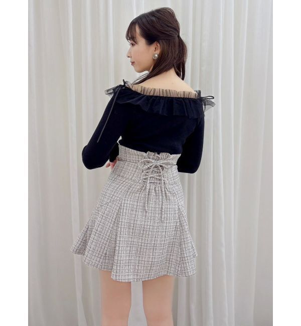 dazzlin「スイッチングコルセットミニスカート」|スカート|