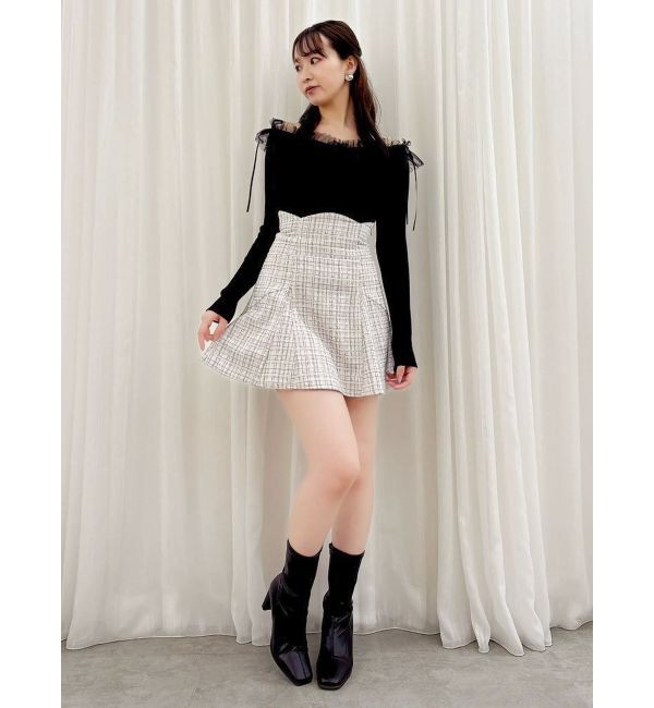 dazzlin「スイッチングコルセットミニスカート」|スカート|