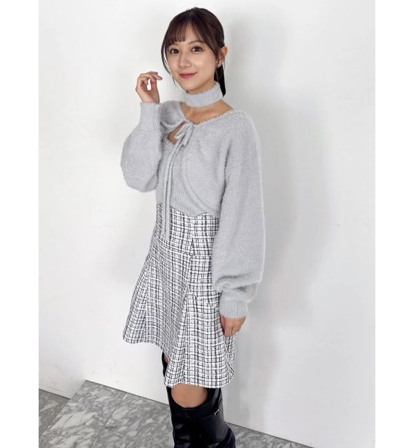 dazzlin「スイッチングコルセットミニスカート」|スカート|