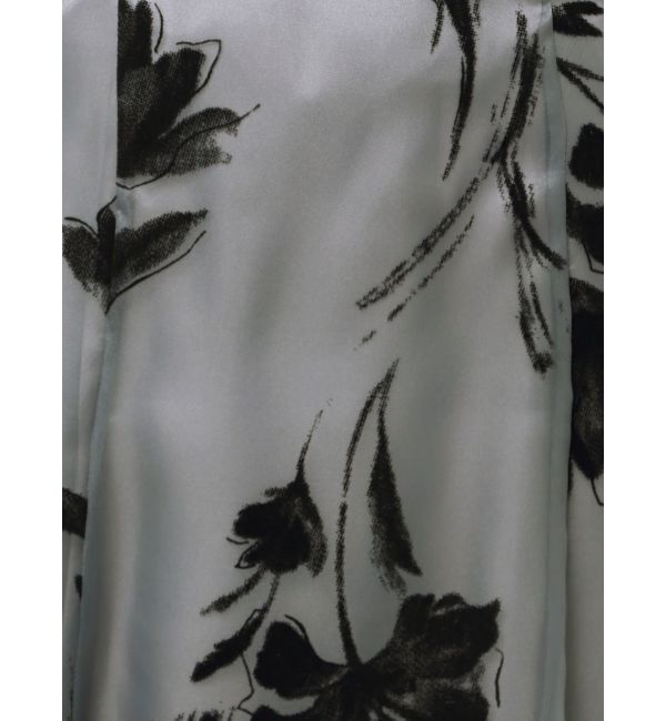 MERCURYDUO「フロッキープリントフレアスカート」|スカート|