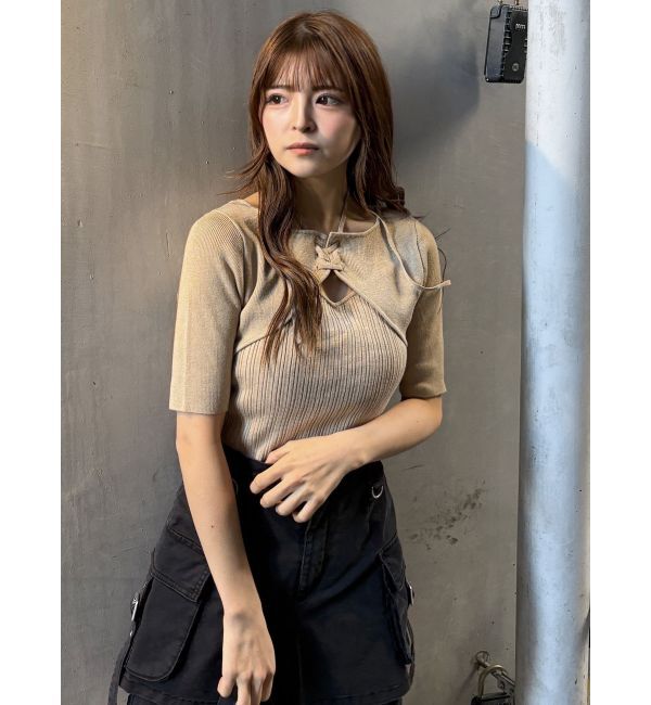 MURUA「ストリングタイニット」|ニット・セーター|