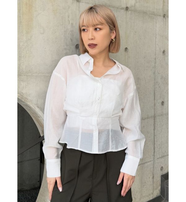 MURUA「マルチウェイシアーシャツ」|シャツ・ブラウス|