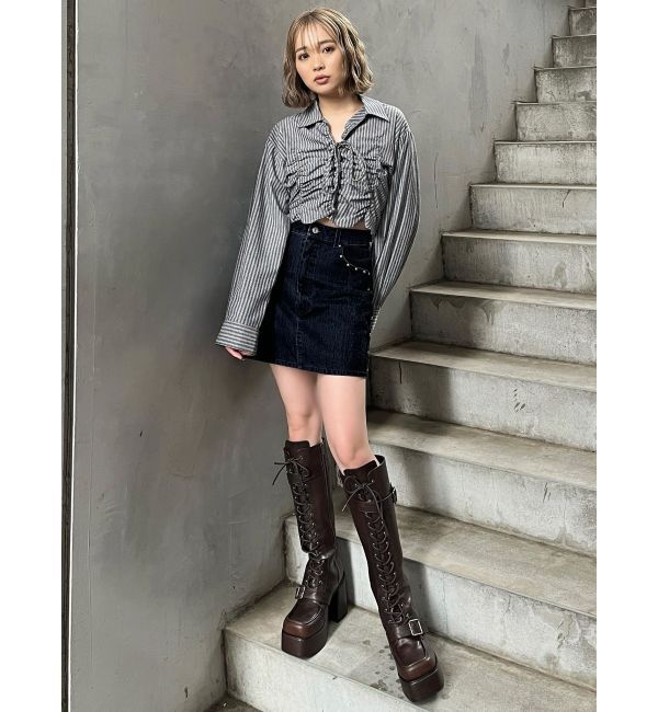 MURUA「2WAYギャザーシャツ」|シャツ・ブラウス|