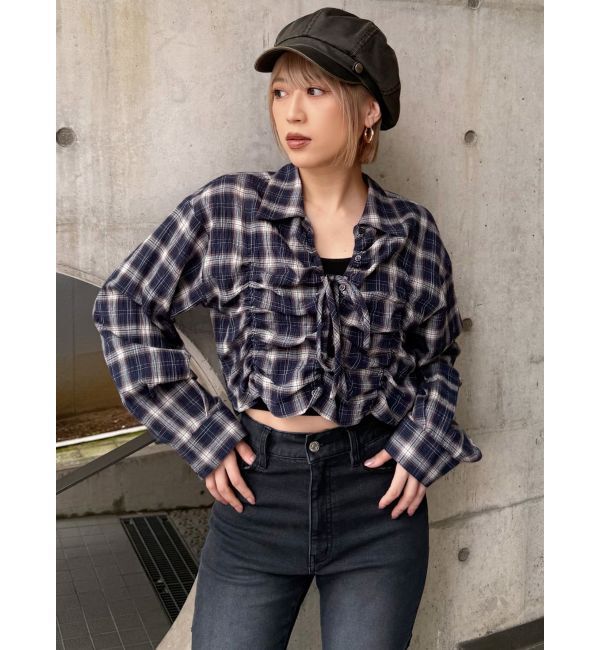 MURUA「2WAYギャザーシャツ」|シャツ・ブラウス|