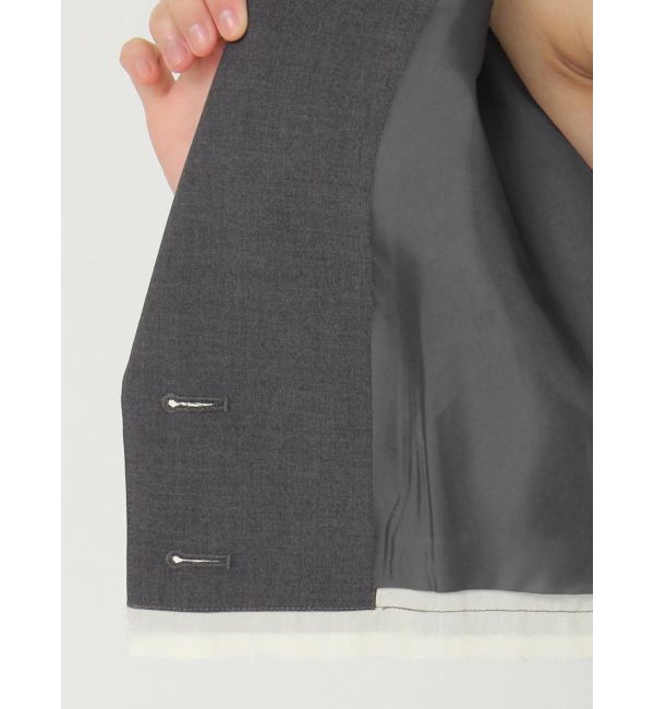 Ungrid「カットオフデザインショートジャケット」|テーラードジャケット|