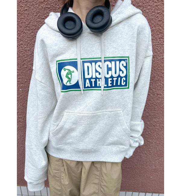 Ungrid「DISCUS別注 フードロゴパーカー」|パーカー|