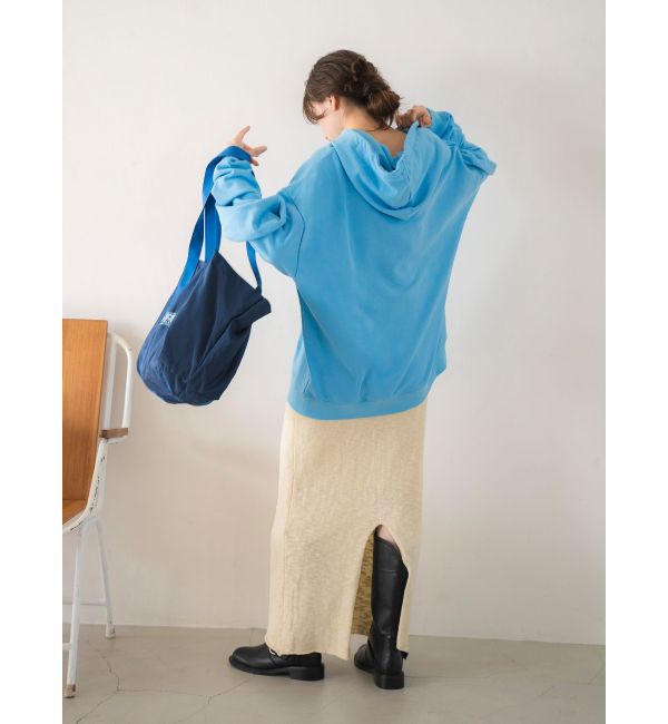 Ungrid「DISCUS別注 フードロゴパーカー」|パーカー|