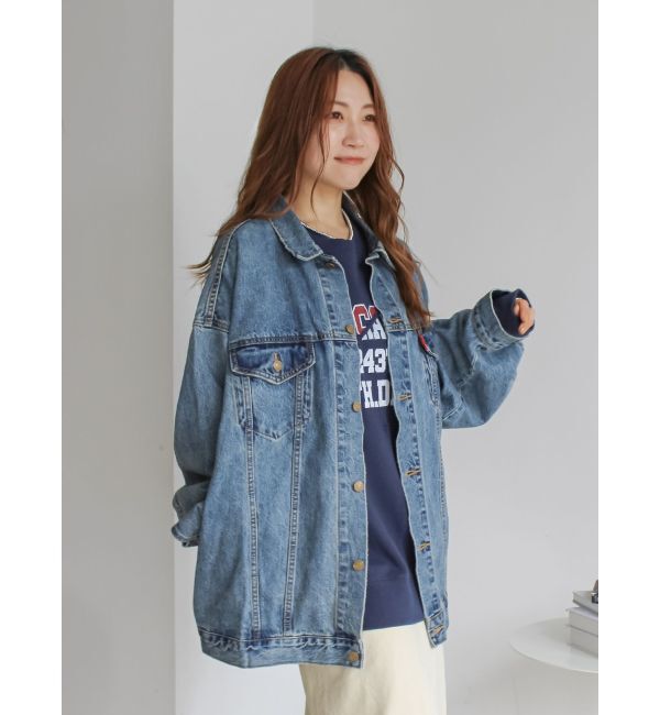 Ungrid「ビッグシルエットデニムジャケット」|デニムジャケット|