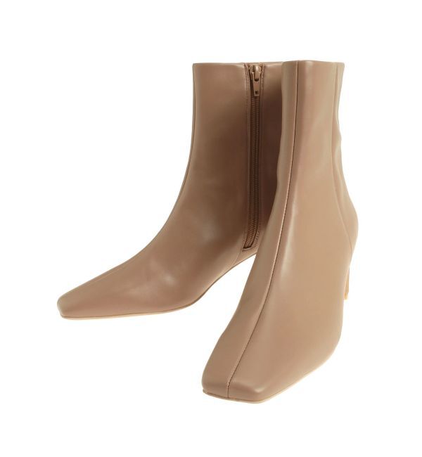 LAGUNAMOON「スクエアトゥショートブーツ」|ショートブーツ|