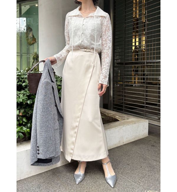 LAGUNAMOON「フラワーパターンレースシャツ」|シャツ・ブラウス|