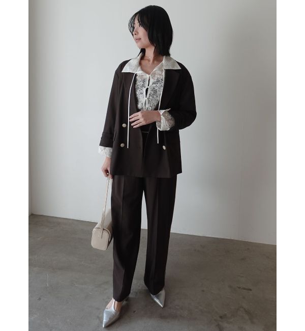 LAGUNAMOON「フラワーパターンレースシャツ」|シャツ・ブラウス|