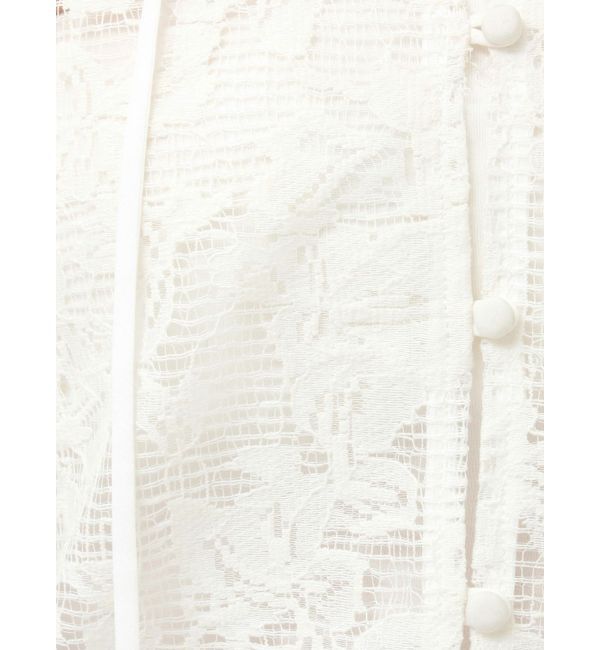 LAGUNAMOON「フラワーパターンレースシャツ」|シャツ・ブラウス|