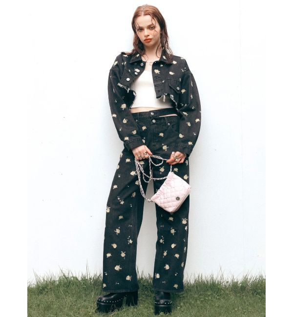 EVRIS「スタッズチャンキーヒールサボ」|サンダル|