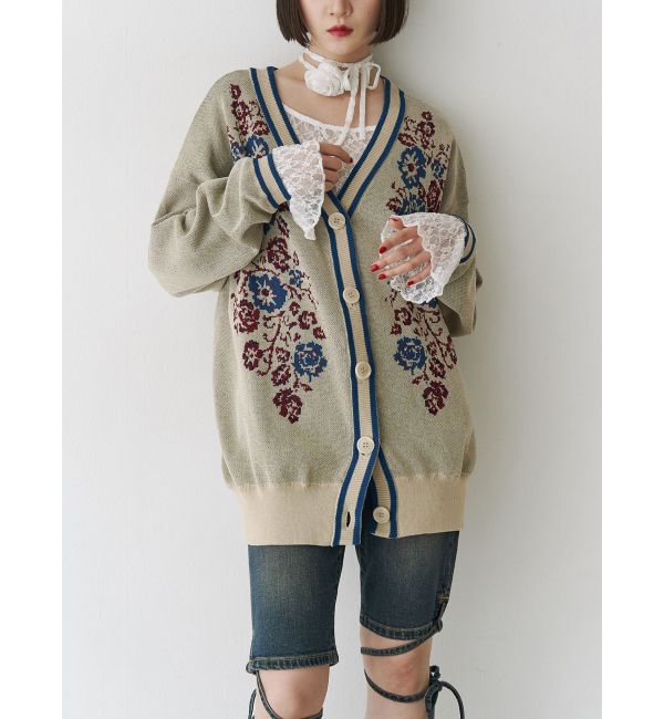 jouetie「ストレッチデニムバイカーパンツ」|デニム|