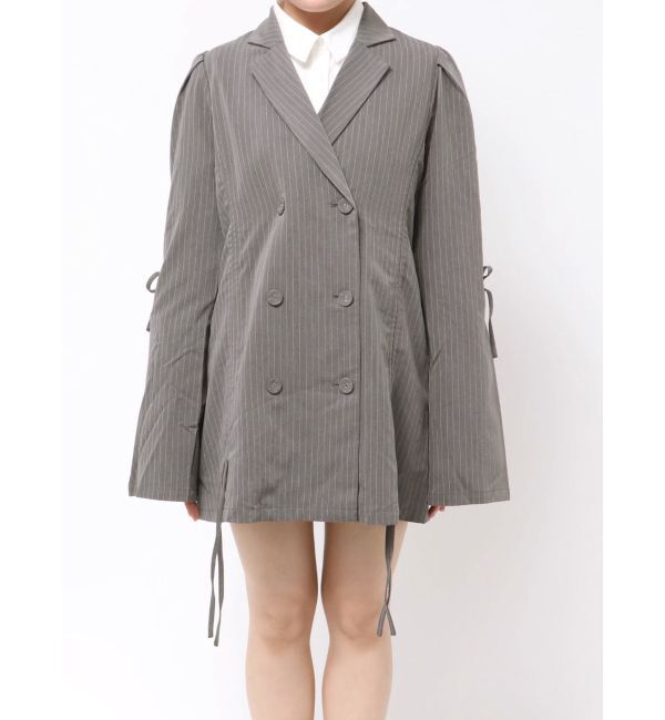 jouetie「ギャザーリボンジャケットミニワンピース【セットアップ対応】」|ワンピース|