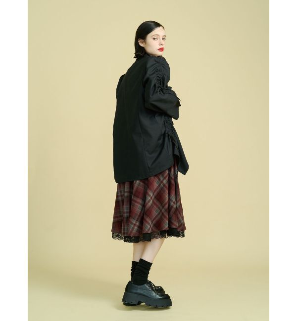 jouetie「ギャザーリボンジャケットミニワンピース【セットアップ対応】」|ワンピース|