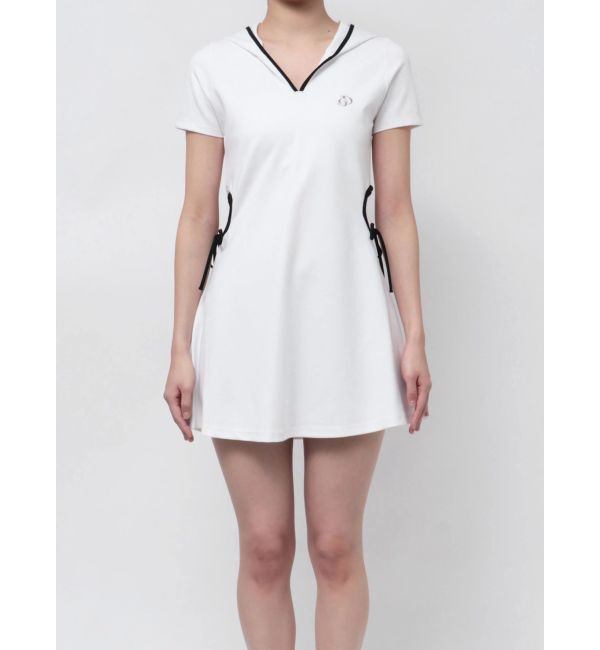 GYDA「GD SIDE OPENパーカーワンピース」|ワンピース|