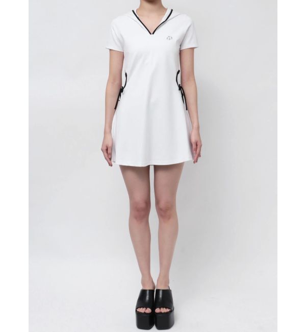 GYDA「GD SIDE OPENパーカーワンピース」|ワンピース|