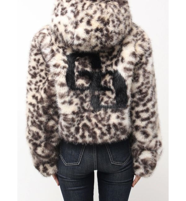 GYDA「GGエコファーショートフードコート」|ダウン|