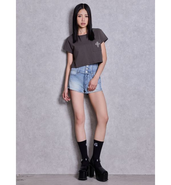 GYDA「アンクルベルトチャンキーサンダル」|サンダル|