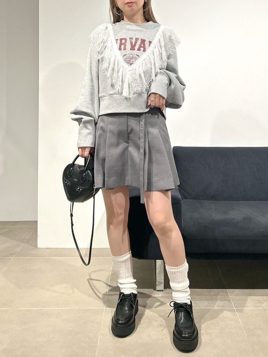 FURFUR「リメイクデザインフリルスウェット」|スウェット・ジャージ|