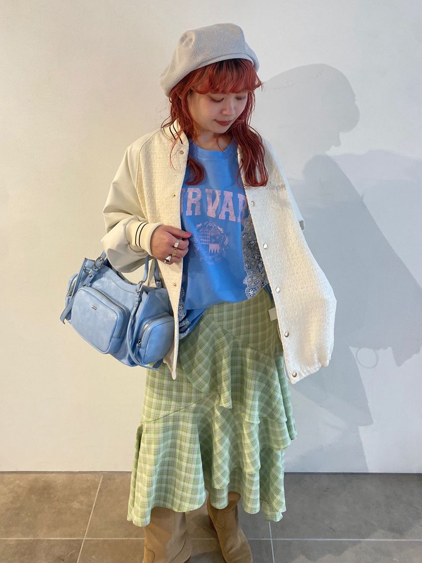 FURFUR「ロゴ刺繍ベレー帽」|ハンチング・ベレー帽|