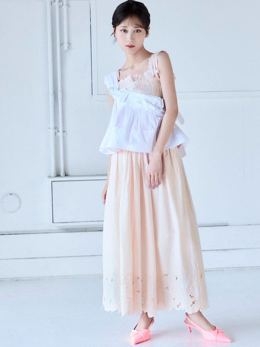 SNIDEL「ツイストリボンパンプス」|パンプス|