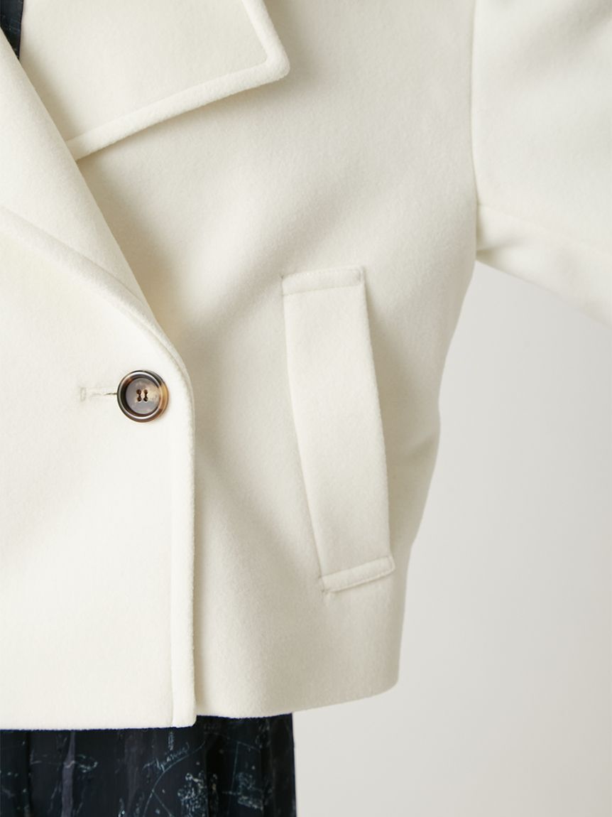 FRAY I.D「スタンドカラーショートコート」|トレンチコート|