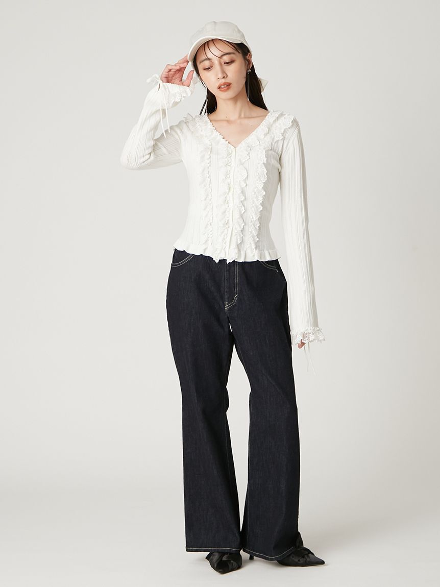 FRAY I.D「【Lee&times; FRAY I.D】フレアパンツ」|デニム|