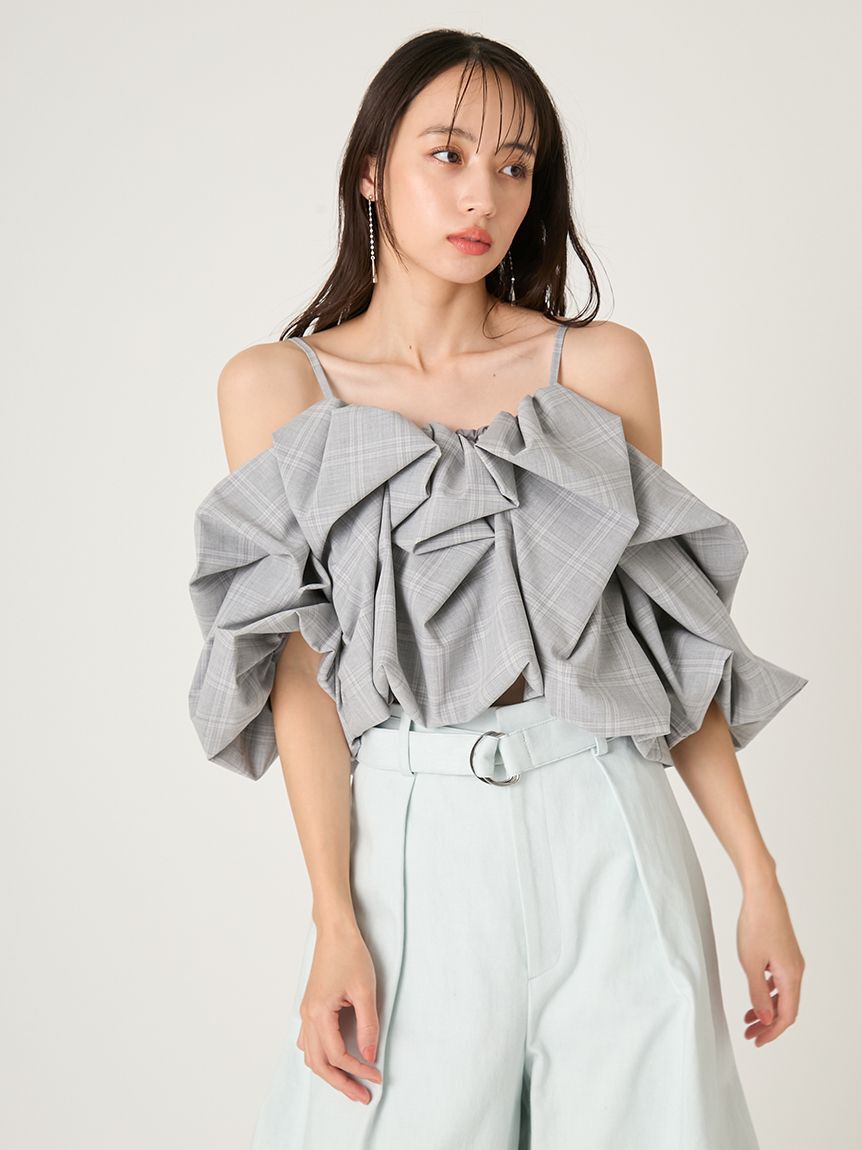 FRAY I.D「ボリュームパフブラウス」|シャツ・ブラウス|